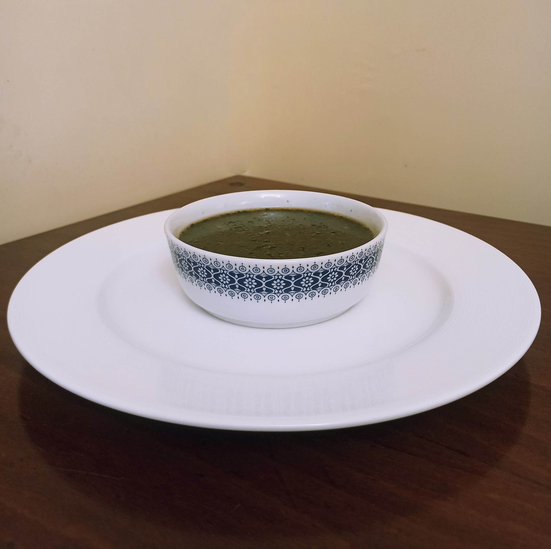 Photo de la recette « Molokhia (soupe égyptienne de corète) »
