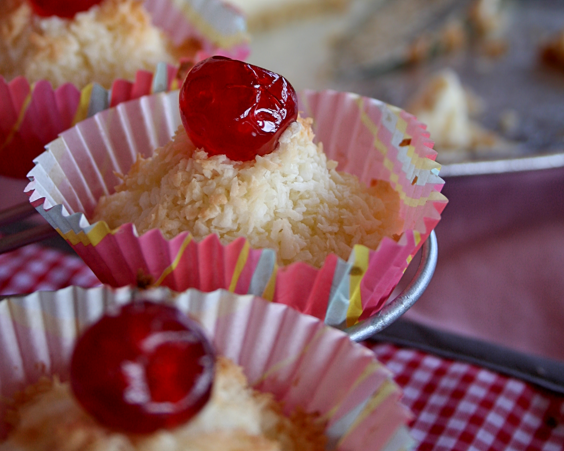 Photo de la recette « Pyramides à la noix de coco »