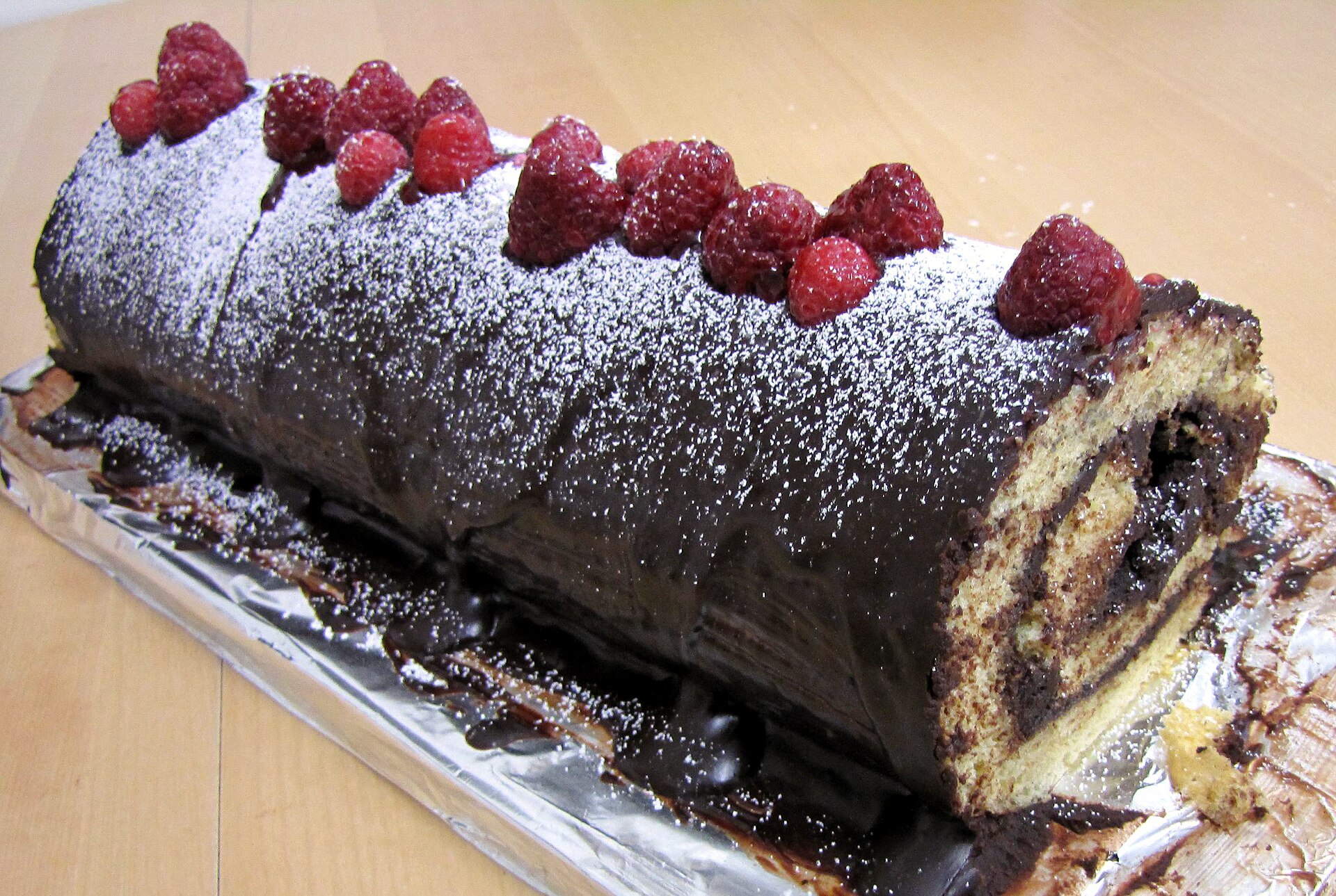 Photo de la recette « Bûche de Noël facile »
