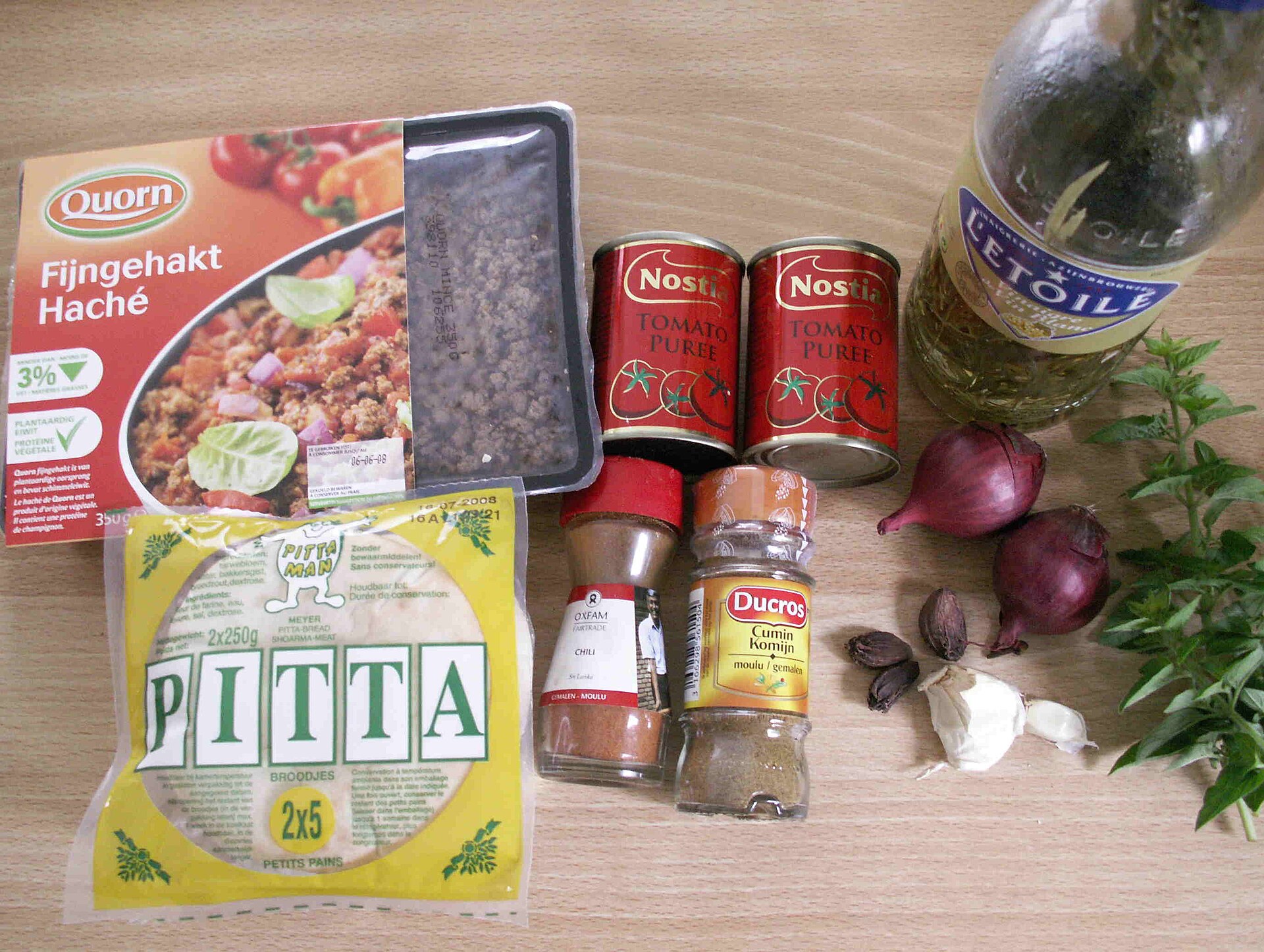 Photo de la recette « Pita au Quorn »