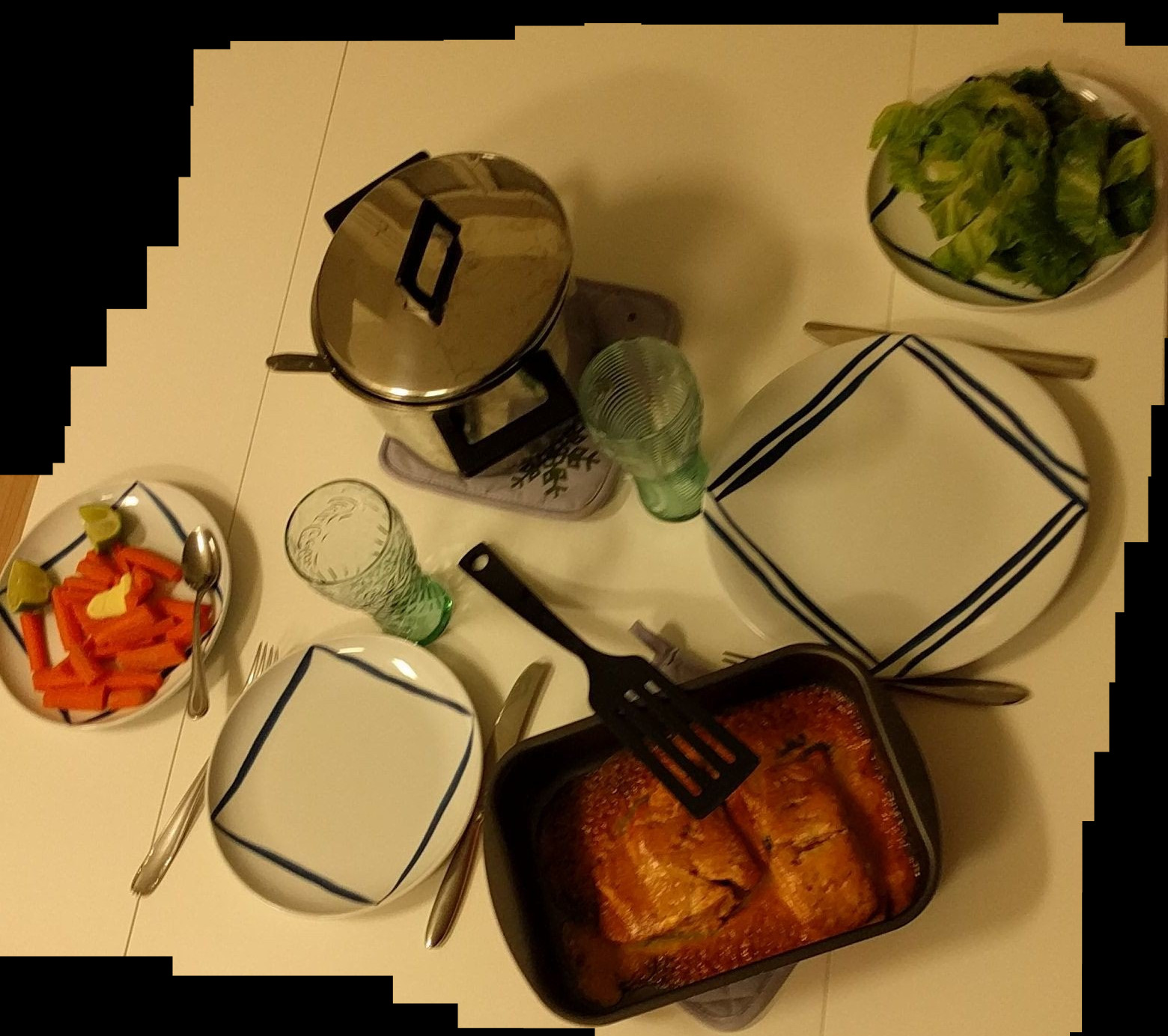 Photo de la recette « Saumon au riz et sa sauce »
