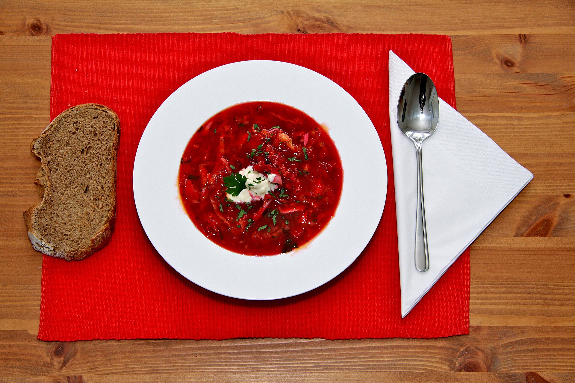 Photo de la recette « Bortsch à la crème »