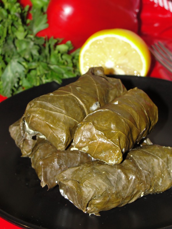 Photo de la recette « Feuilles de vigne farcies à la viande »