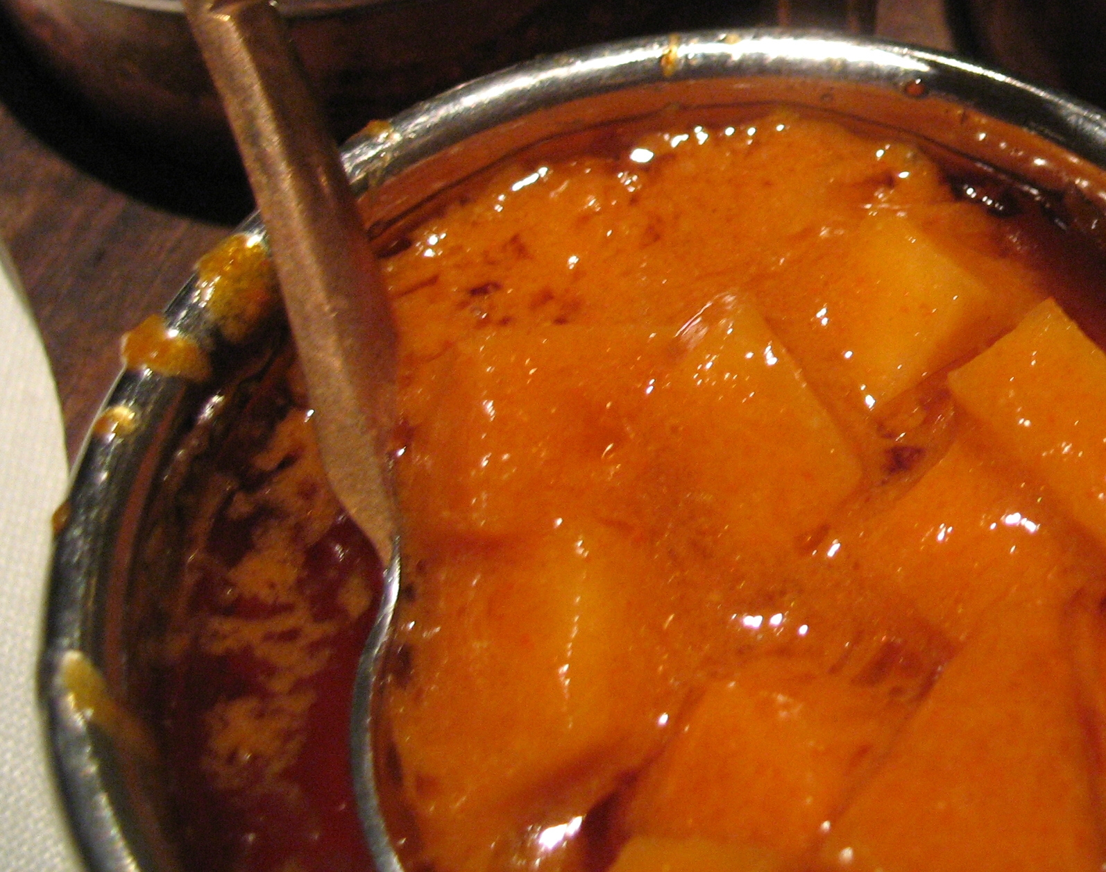 Photo de la recette « Chutney de mangue en morceaux »