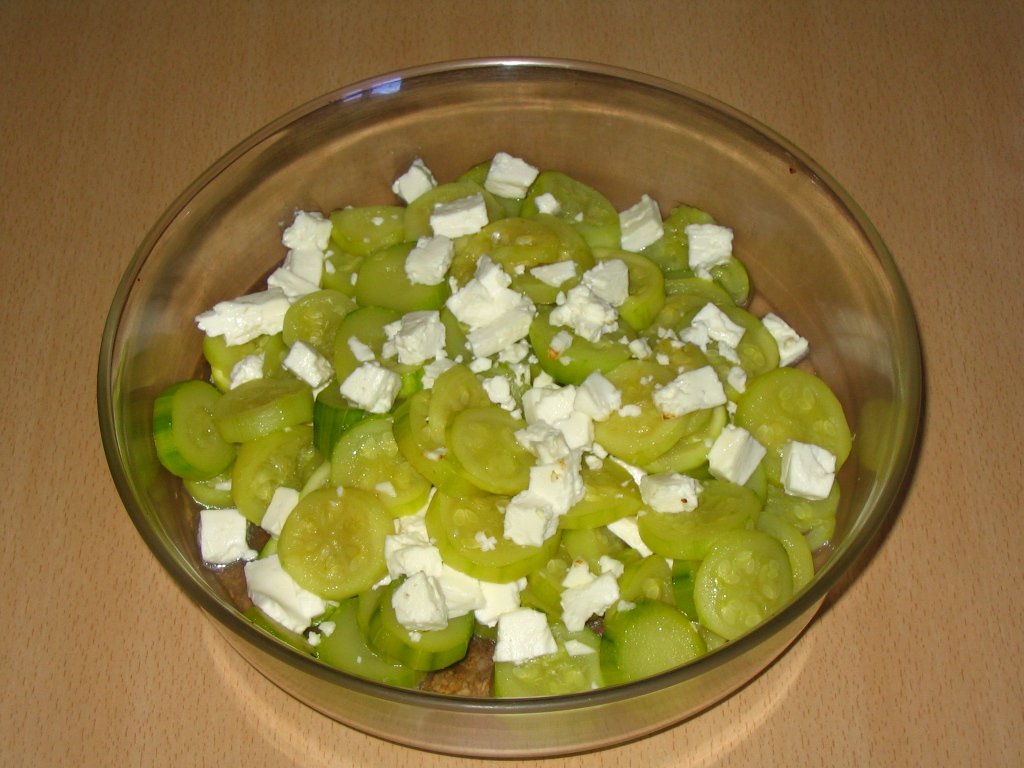 Photo de la recette « Gratin de courgettes et féta »
