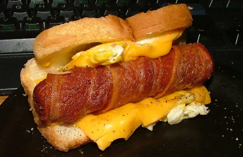Photo de la recette « Hot-dog du petit-déjeuner du New Jersey »