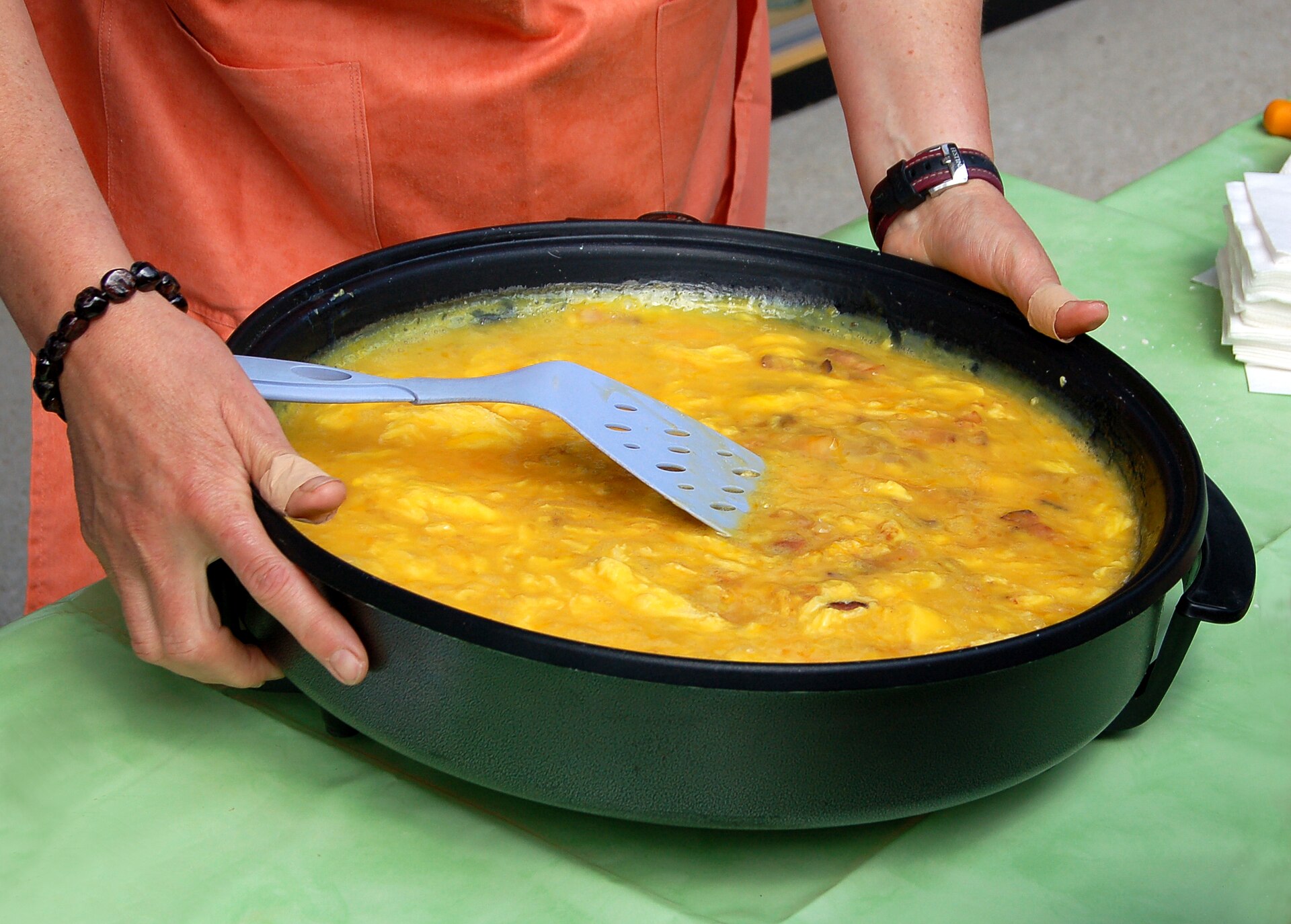 Photo de la recette « Œufs d'autruche au fromage »