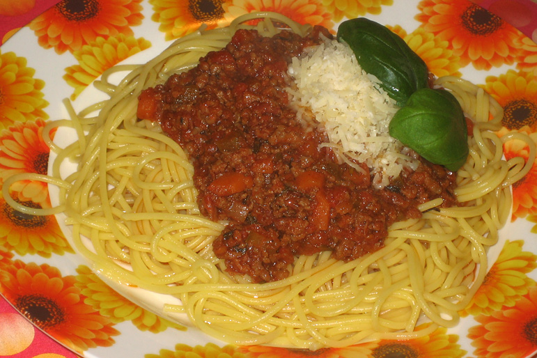 Photo de la recette « Spaghetti à la sauce bolognaise »