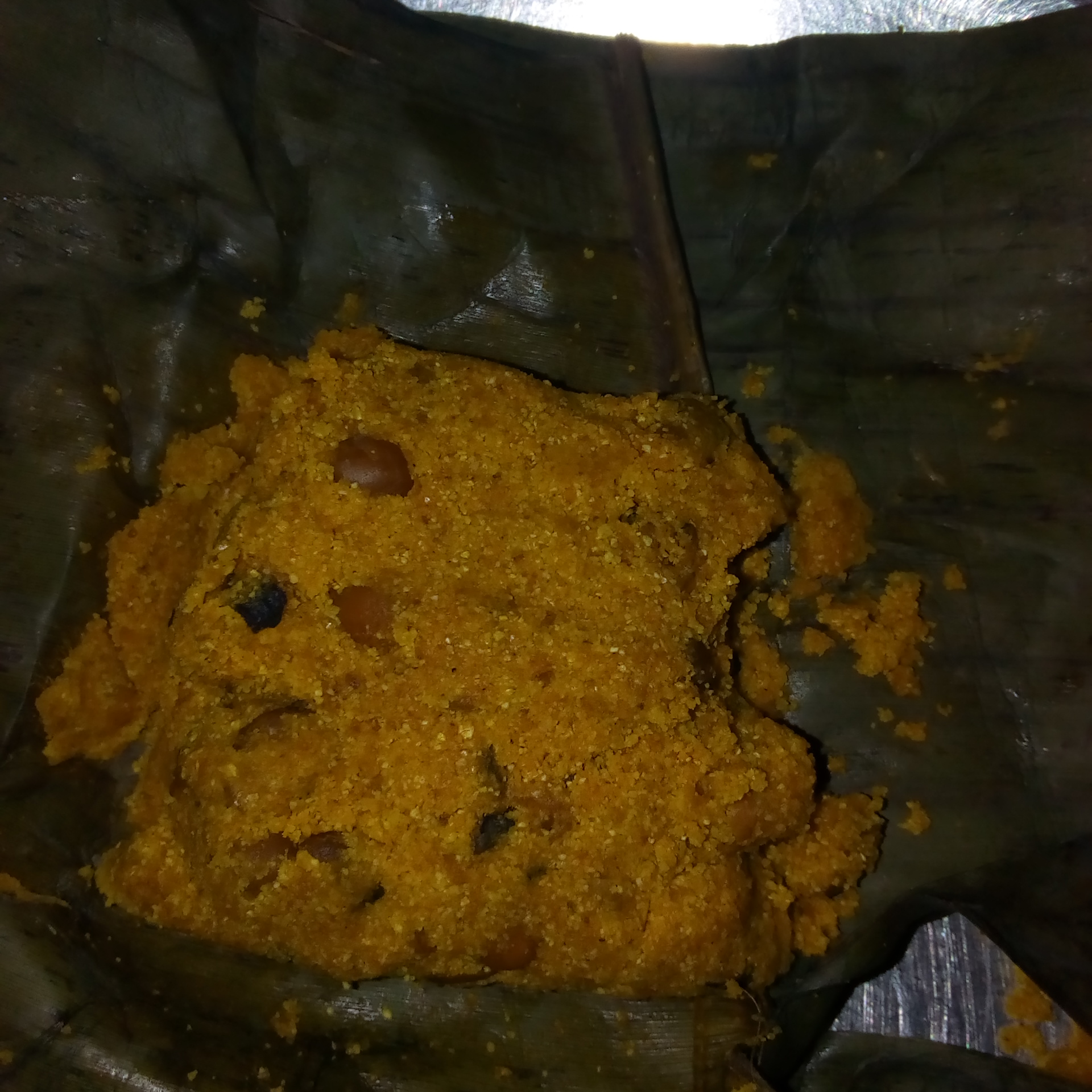 Photo de la recette « Aadun nigérian à la farine de maïs et à l'huile de palme »
