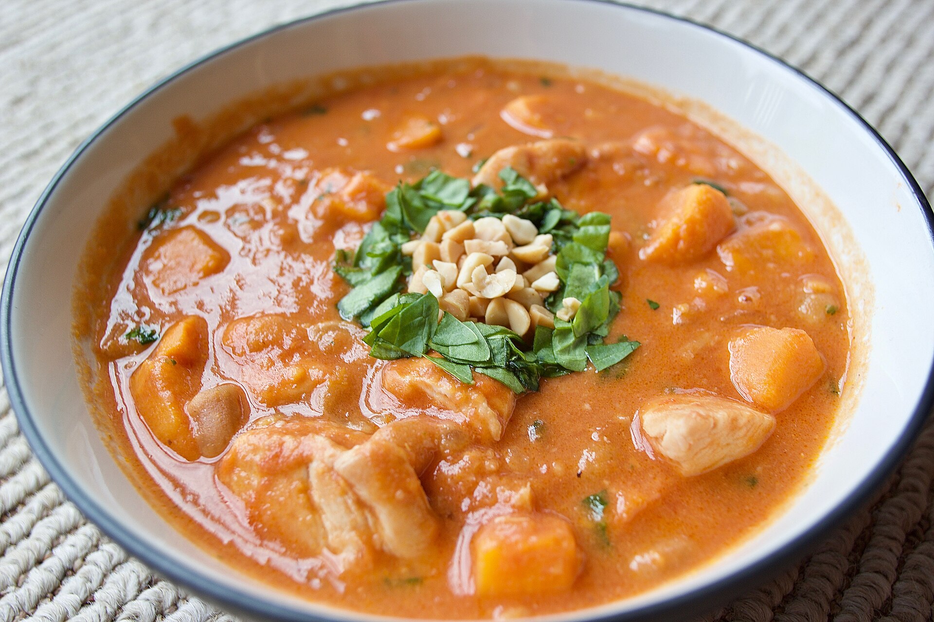 Photo de la recette « Mafé (ragoût de cacahuètes d'Afrique de l'Ouest) »