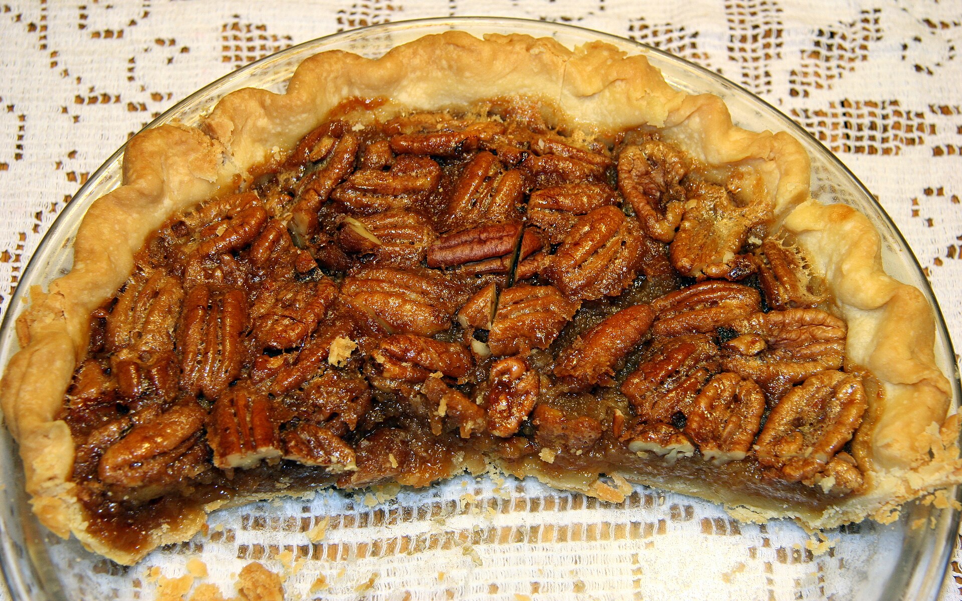 Photo de la recette « Tarte à la noix de pécan »