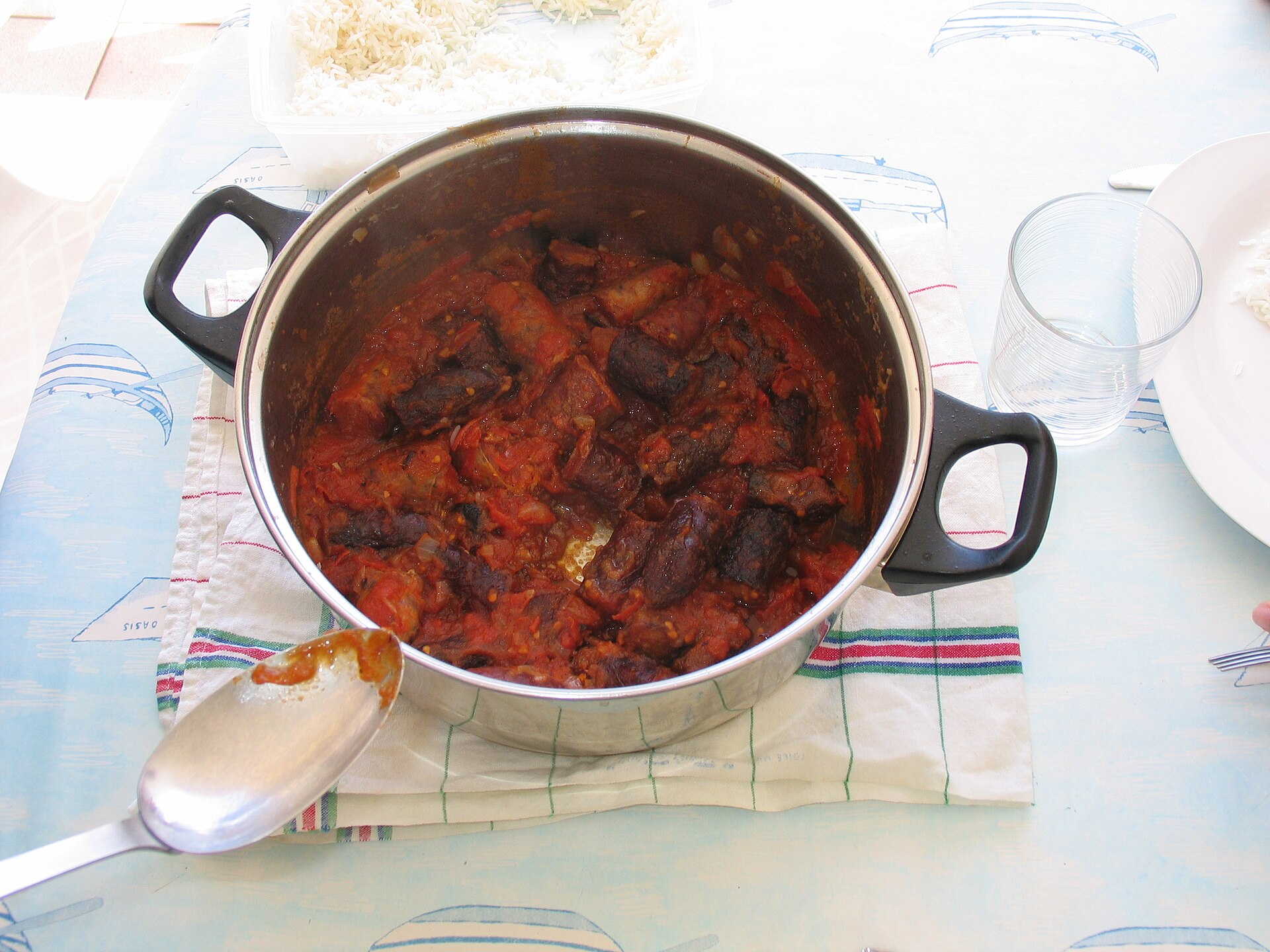 Photo de la recette « Rougail saucisses »