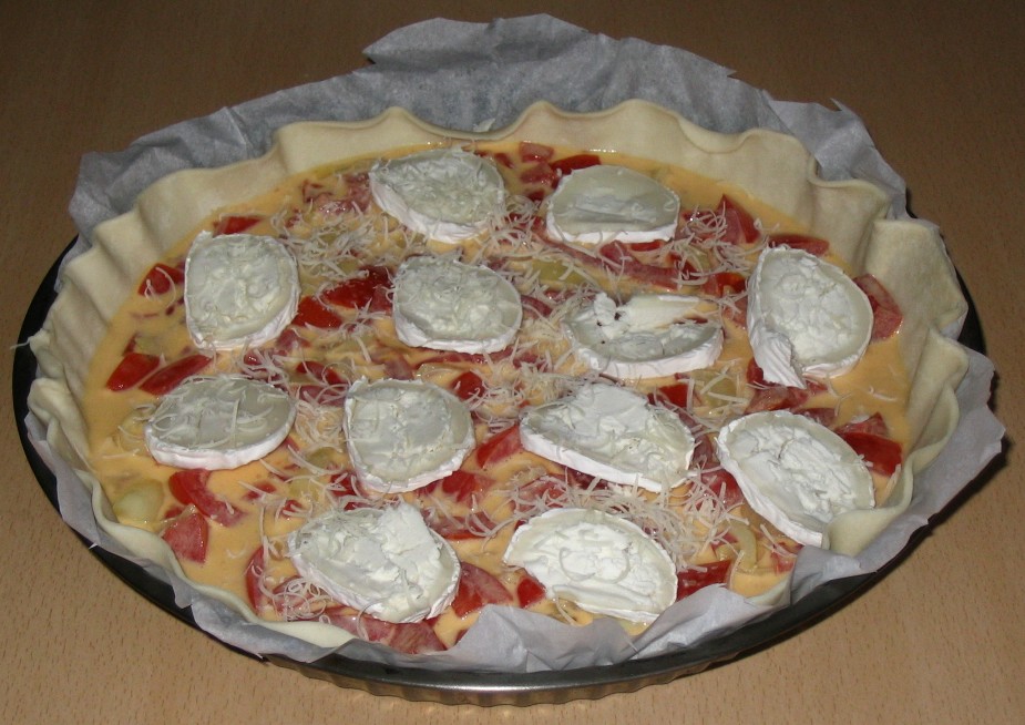 Photo de la recette « Tarte au chèvre »