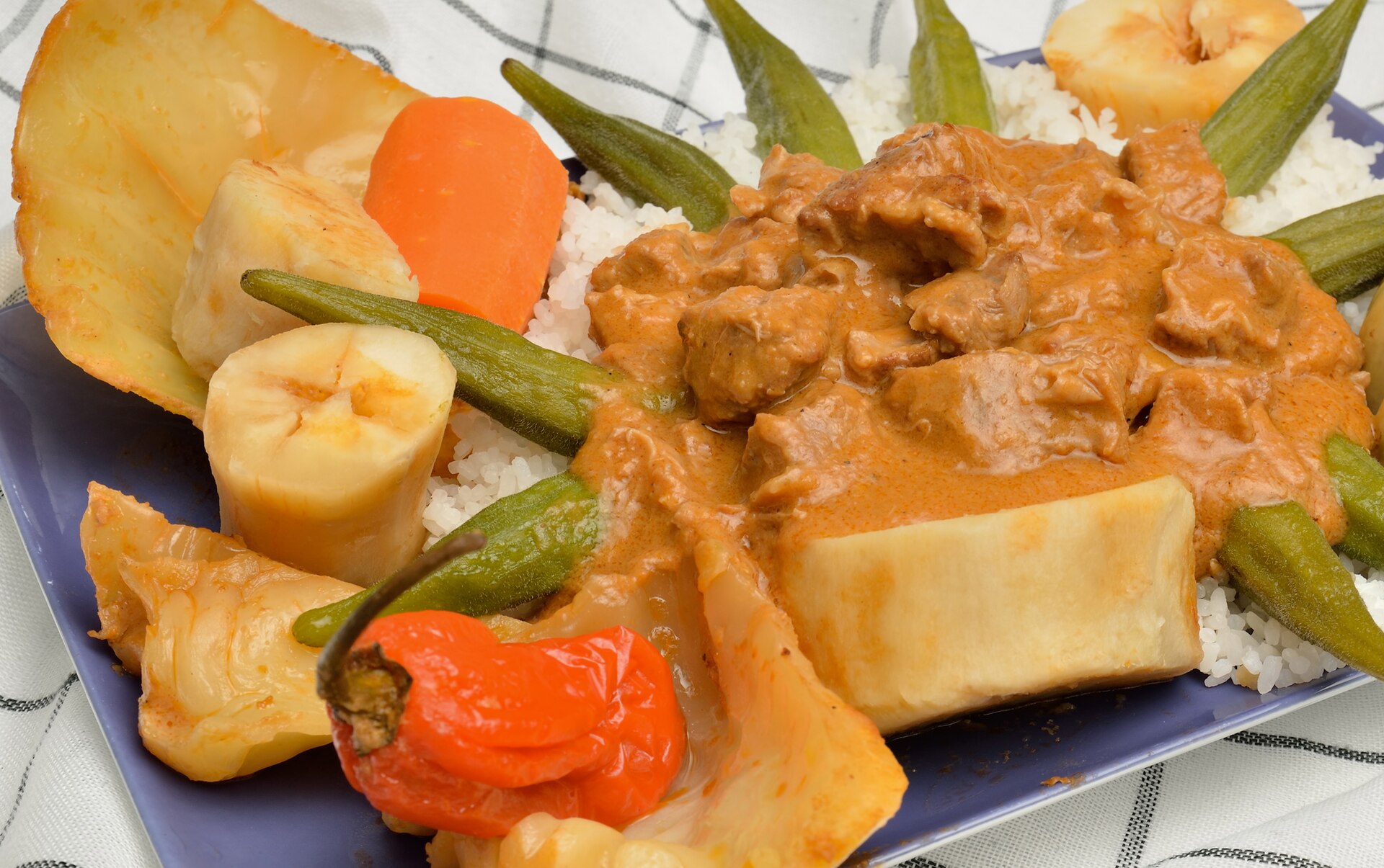 Photo de la recette « Mafé (ragoût d'Afrique de l'Ouest à la cacahuète) »