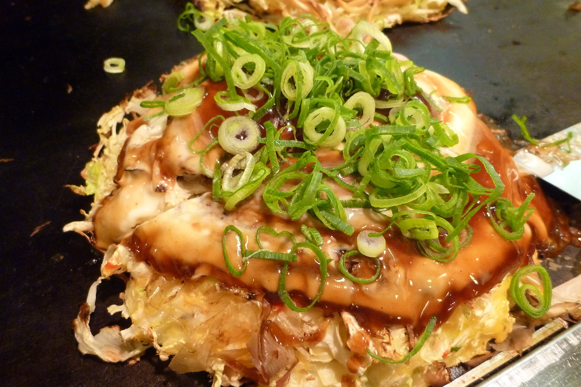 Photo de la recette « Okonomiyaki, crêpe salée japonaise »