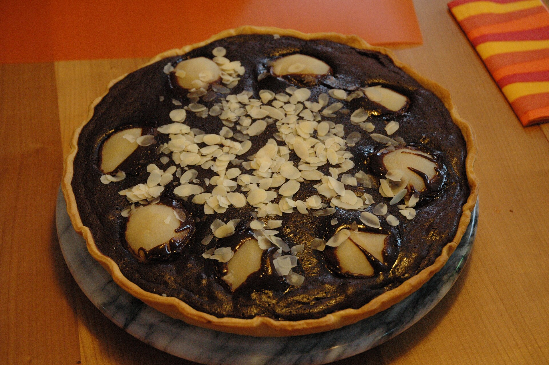 Photo de la recette « Gâteau aux poires et au chocolat »