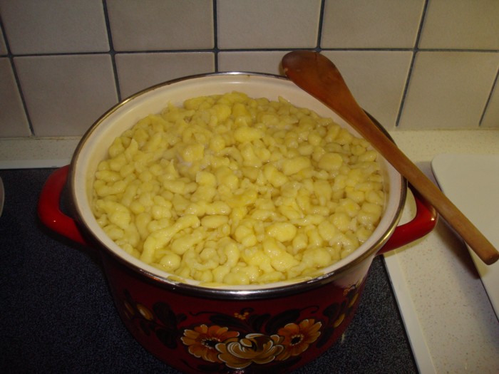 Photo de la recette « Kasnocken (gnocchis autrichiens au fromage) »
