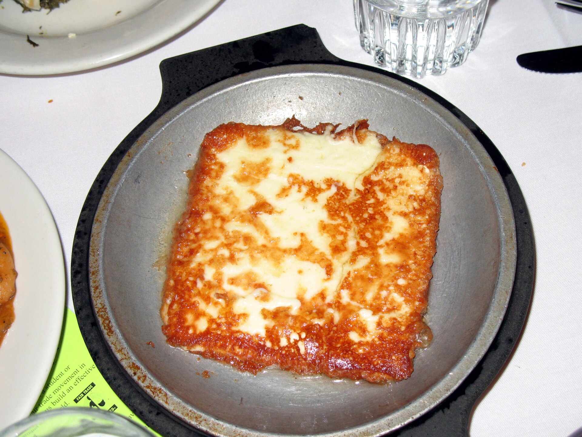 Photo de la recette « Saganaki (fromage blanc poêlé) »