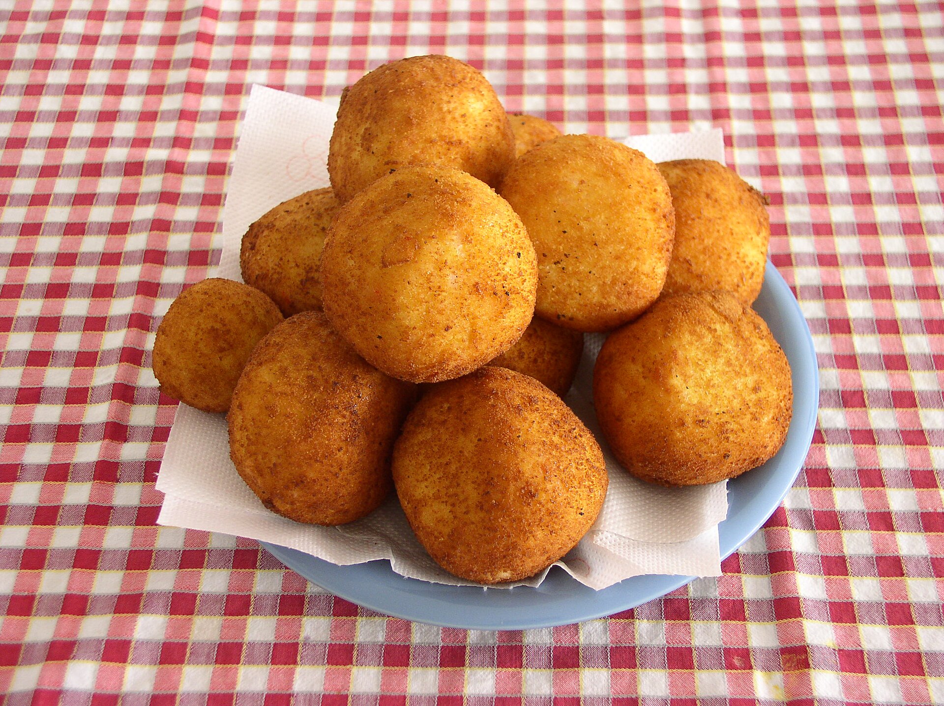 Photo de la recette « Arancini (boulettes de riz siciliennes frites) »