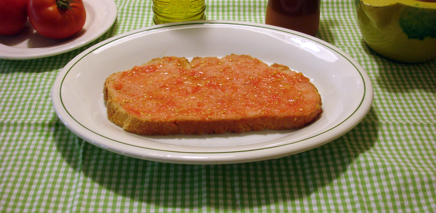 Photo de la recette « Pa amb tomàquet »