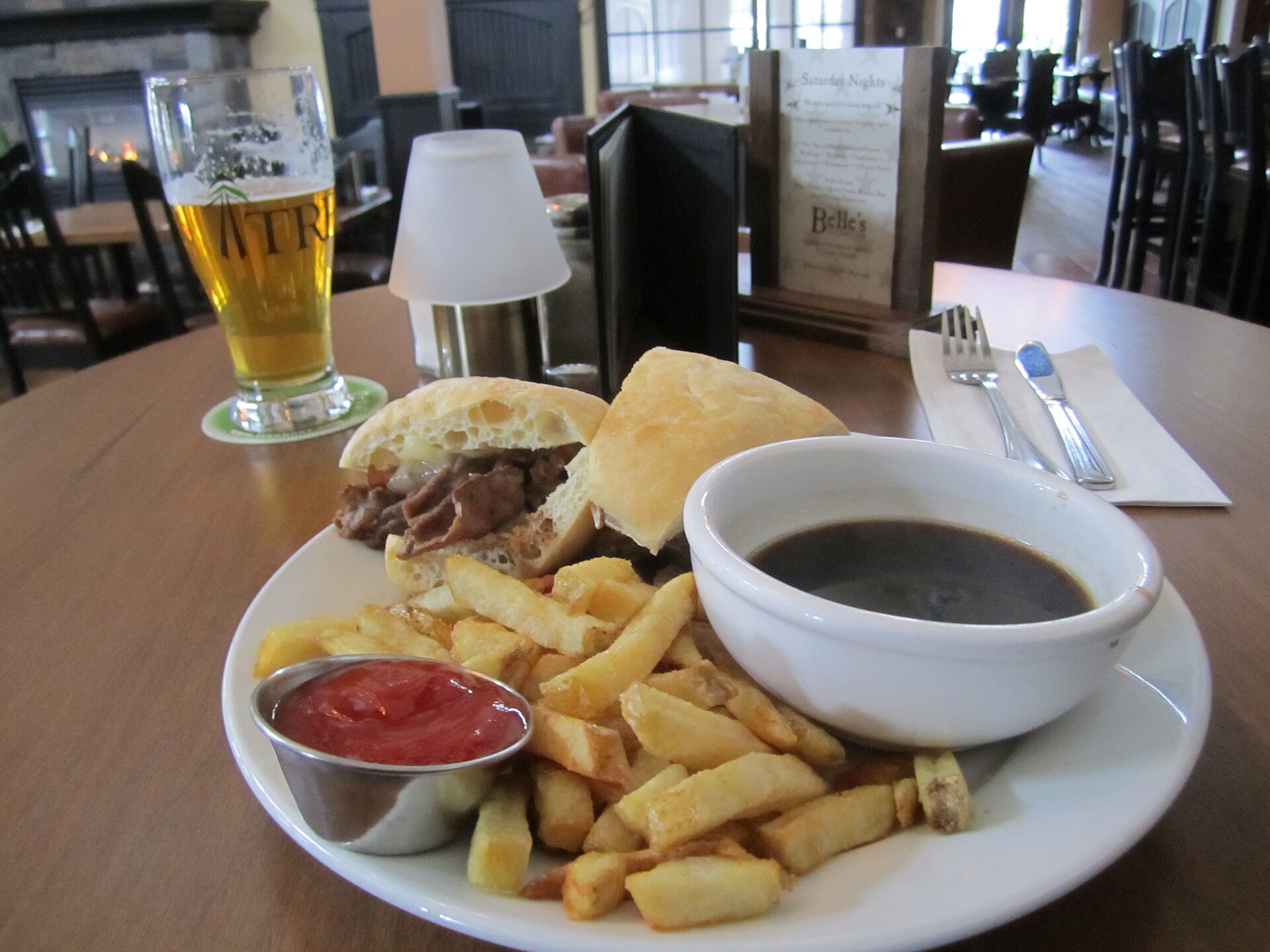 Photo de la recette « Sandwich au jus (French dip) »