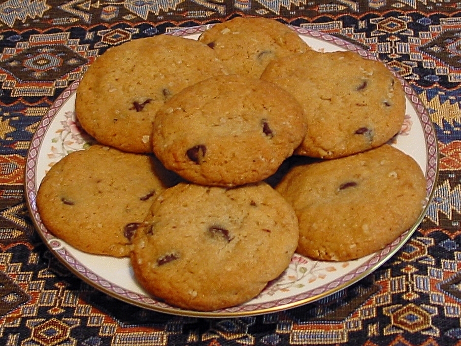 Photo de la recette « Cookies aux flocons d'avoine et aux pépites de chocolat »