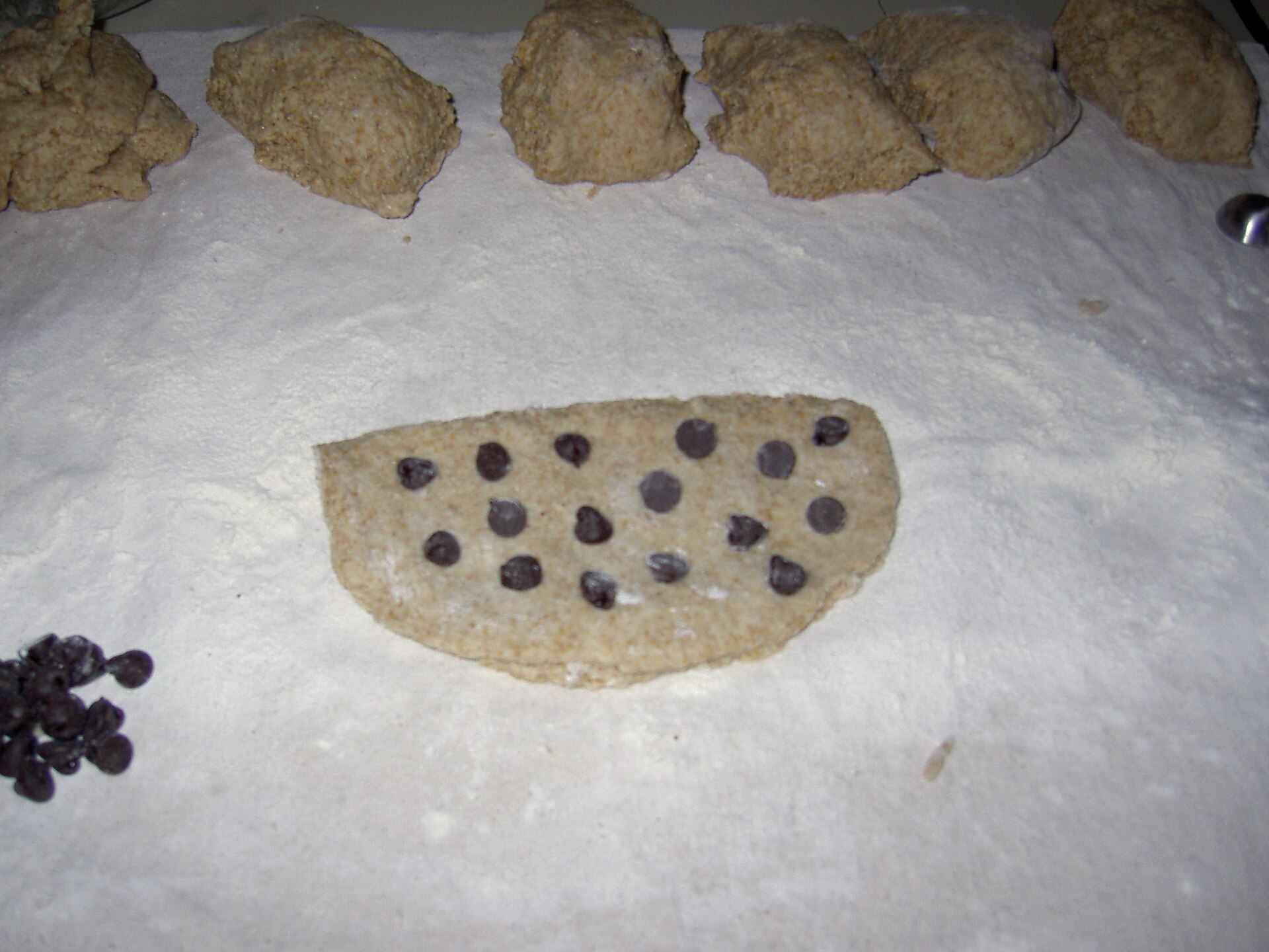 Photo de la recette « Petits pains au chocolat à la farine complète »