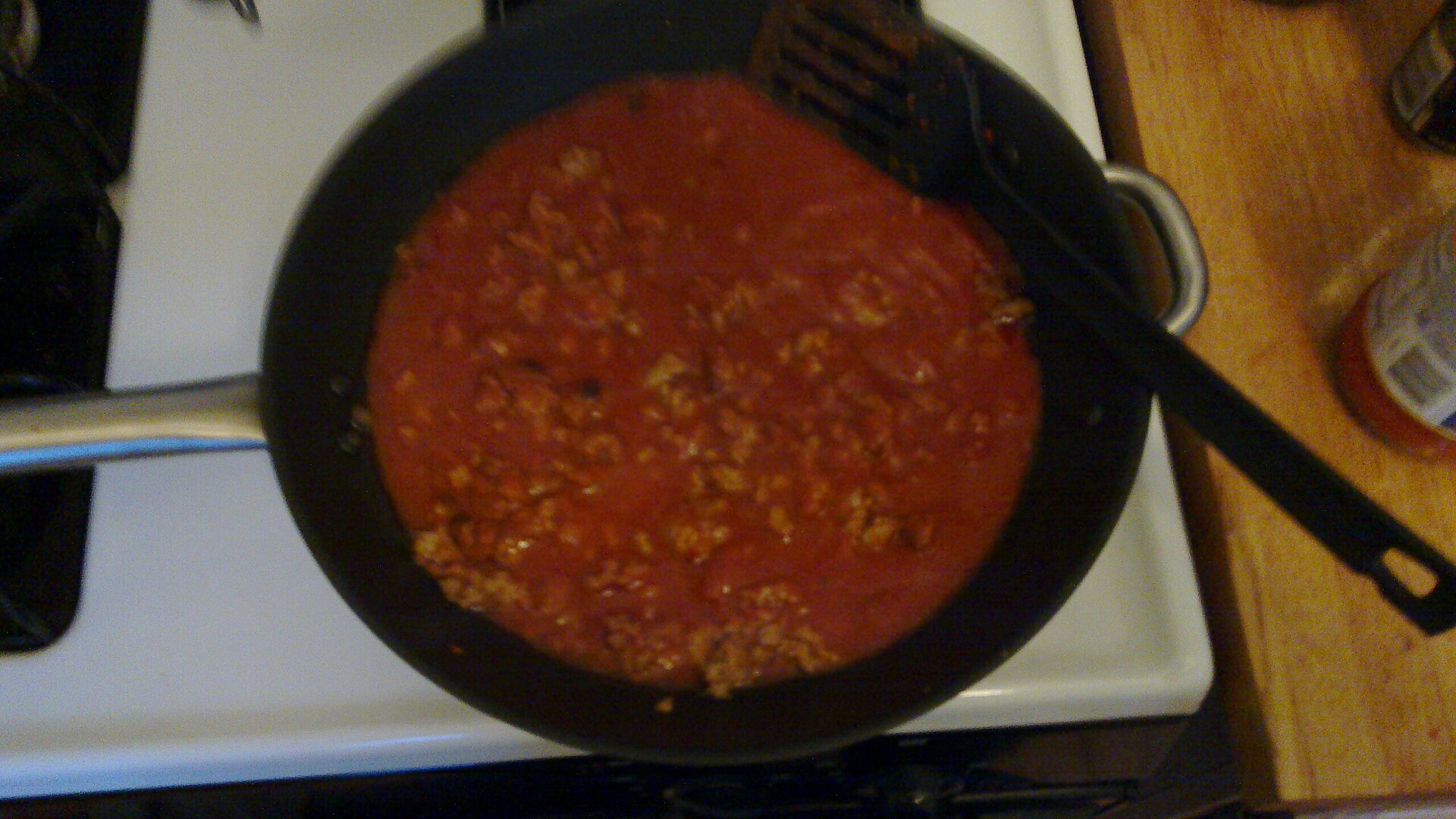 Photo de la recette « Penne à la sauce bolognaise copieuse »