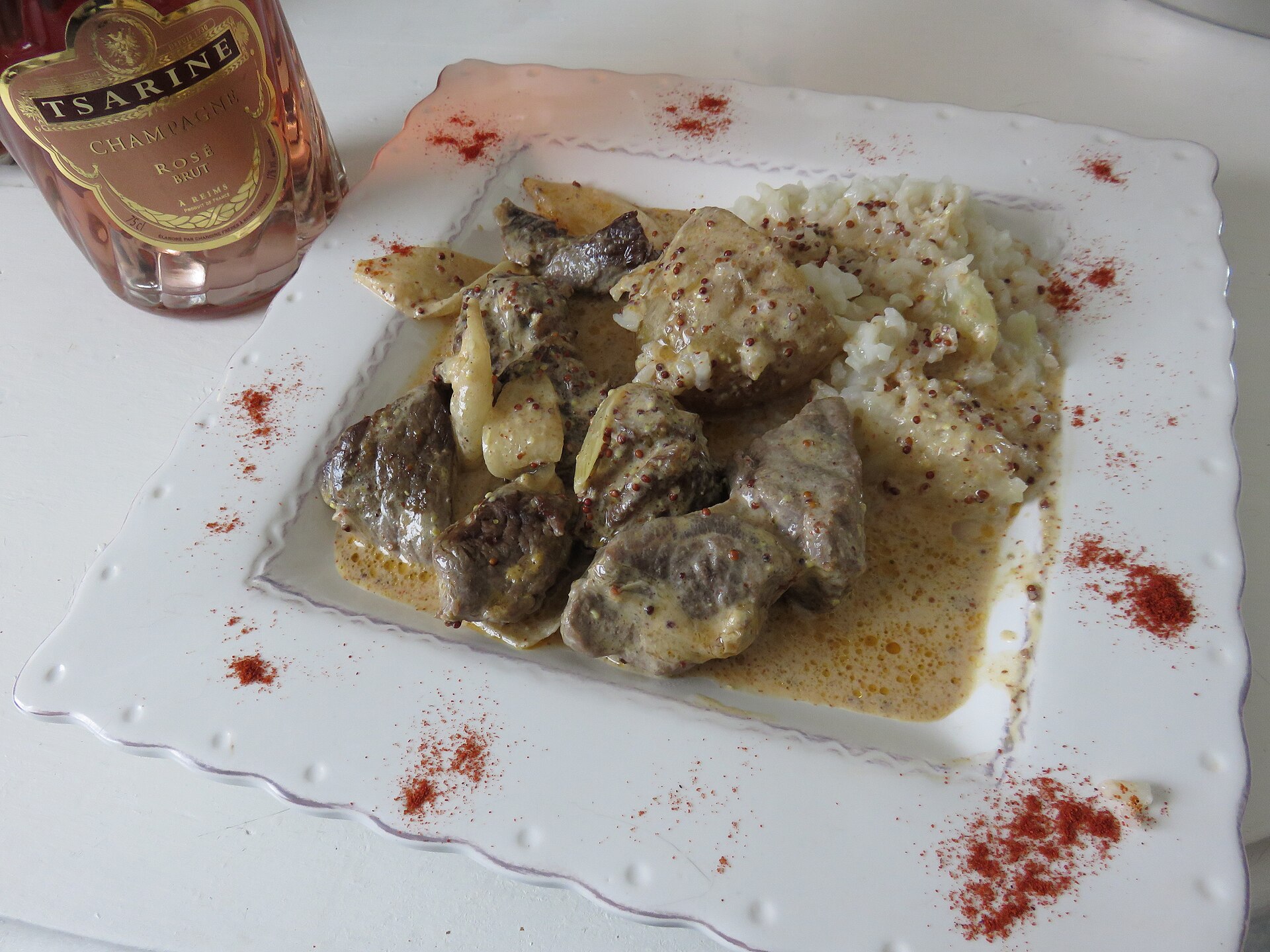 Photo de la recette « Bœuf Stroganoff »
