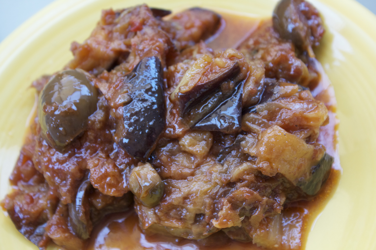 Photo de la recette « Caponata sicilienne d'aubergines »