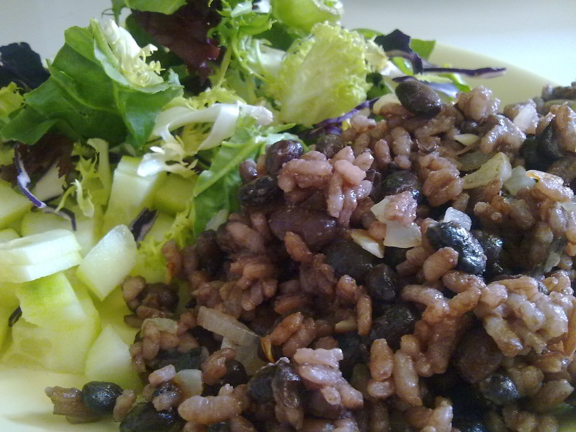 Photo de la recette « Gallo pinto costaricien (riz et haricots noirs) »