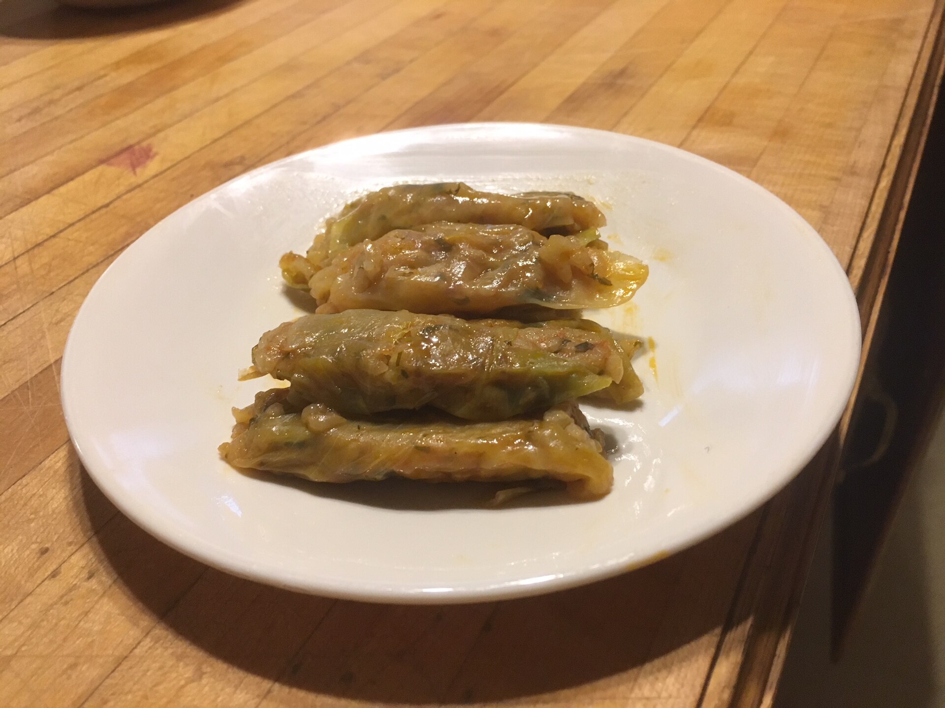 Photo de la recette « Feuilles de chou farcies égyptiennes (mahshi malfoof) »