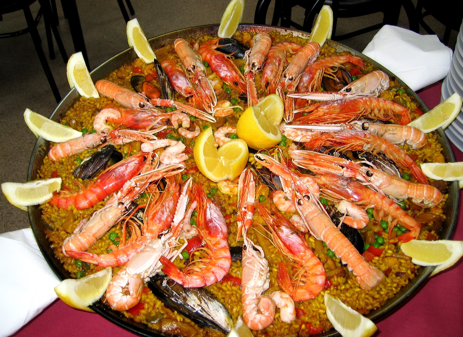 Photo de la recette « Paella de marisco (paella aux fruits de mer) »