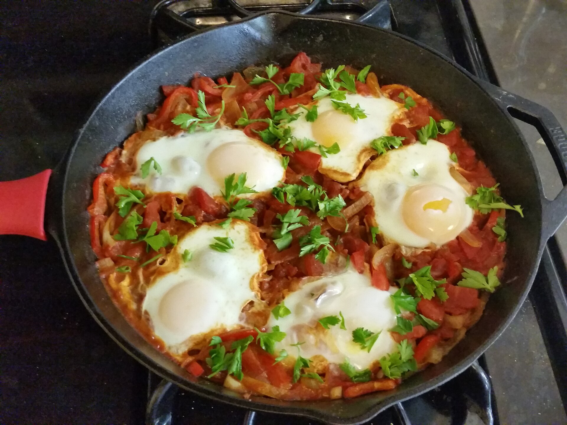 Photo de la recette « Shakshuka libyenne à la viande »